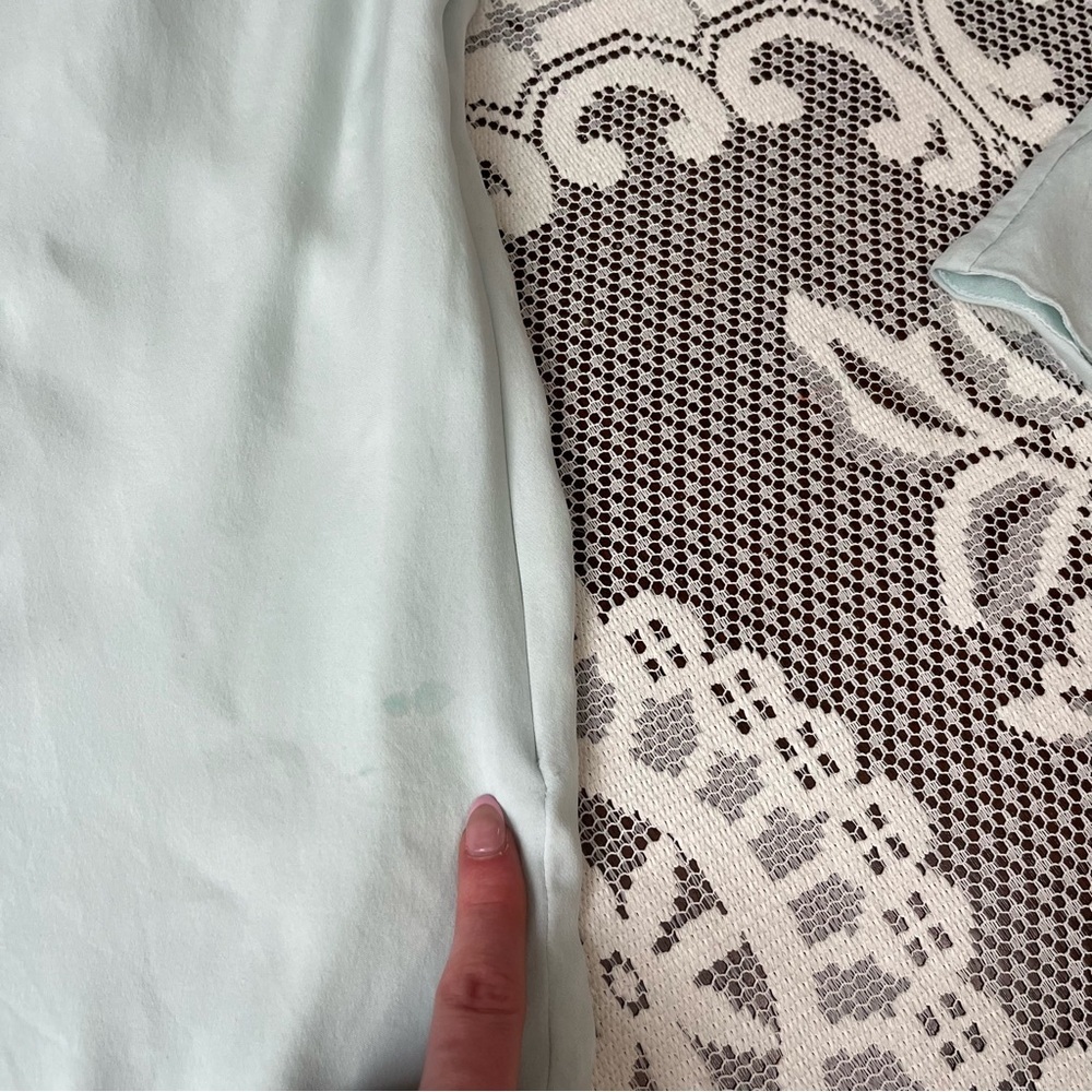 Joie 100% silk light blue long sleeve ruched dress size 4 - Picture 8 of 8